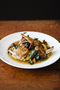 Chef Jason Stratton Interview v. 4 Quail Polenta l Lindsay Borden 199x300 Chef Jason Stratton Interview v. 4