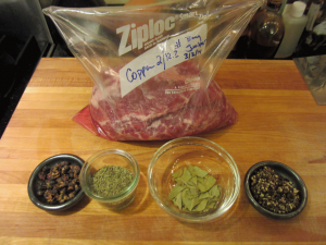 How to Make Coppa: Part 1 coppa ingredients 3 300x225 How to Make Coppa: Part 1